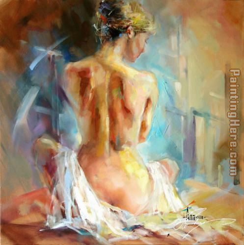 Anna Repose I painting - Unknown Artist Anna Repose I art painting